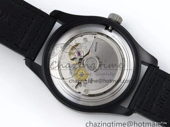 MIROTIME 0129 Pilot Black Ace BLSF 1:1 Best Edition White Lume Dial on Black Nylon Strap MIYOTA OnTrend 7021